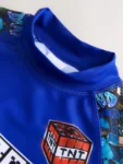 Navy Minecraft Rash Vest