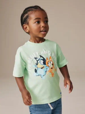 Mint Green Bluey Short Sleeve T-Shirt