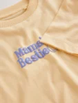 Yellow Mama's Bestie Short Sleeve Small Graphic T-Shirt