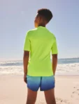 Yellow Short Sleeve Rash Vest