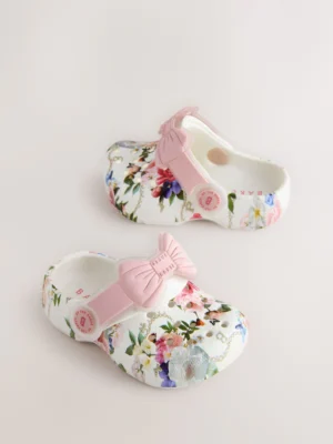 Baker by Ted Baker Baby Girls Clog Sandals With Bow