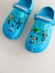 Blue Minecraft Clogs