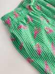 Green Stripe Lobster Printed Swim Shorts