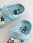 Blue Seaside Clogs
