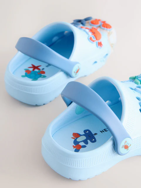 Blue Sea Creatures Standard Fit (F) Comfort Clogs