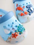 Blue Sea Creatures Standard Fit (F) Comfort Clogs