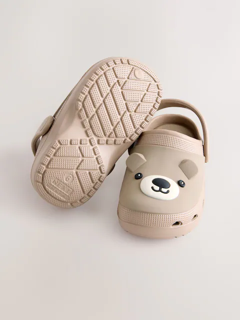 Brown Bear Standard Fit (F) Comfort Clogs