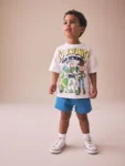 White Toy Story Short Sleeve T-Shirt