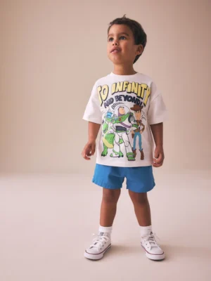 White Toy Story Short Sleeve T-Shirt