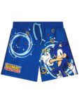 Character Blue Sonic The Hedgehog Swim Shorts