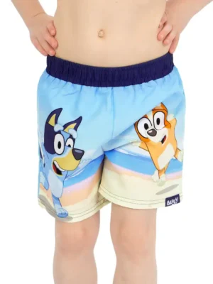 Character Blue Bingo Swimming 100% Cotton Trunks