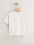 Neutral Beach Palms Short Sleeve Appliqué T-Shirt