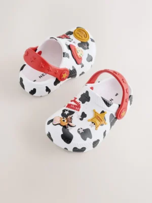 White Toy Story Clogs