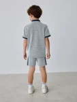 Baker by Ted Baker Textured Polo Shirt and Shorts Set