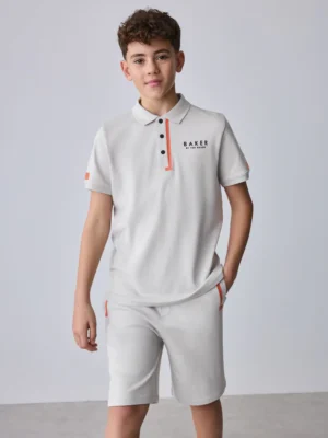 Baker by Ted Baker Short Sleeve Polo Shirt and Shorts Set