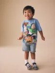 Blue Toy Story Short Sleeve T-Shirt