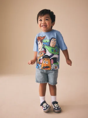 Blue Toy Story Short Sleeve T-Shirt