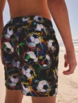 Football Printed Swim Shorts