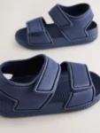 Navy Touch Fastening Sandals