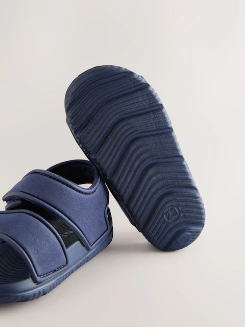 Navy Touch Fastening Sandals