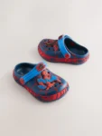 Navy Spiderman Clogs