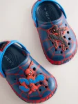 Navy Spiderman Clogs