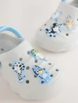 Neutral Bluey Clog