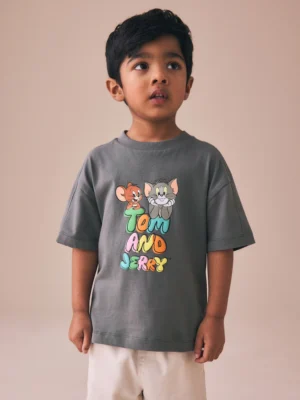 Charcoal Grey Tom and Jerry T-Shirt