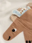 Cream Dinosaur Short Sleeve Interactive T-Shirt