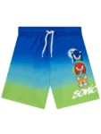Character Blue Sonic The Hedgehog Swim Shorts