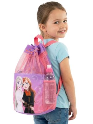 Character Pink Disney Frozen Swimbag Anna And Elsa