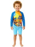 Character Blue PAW Patrol Surfsuit Chase, Rubble And Marshall Swimsuit