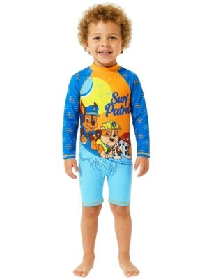 Character Blue PAW Patrol Surfsuit Chase, Rubble And Marshall Swimsuit