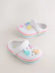 White Fruit Wide Fit (G) Character Clogs