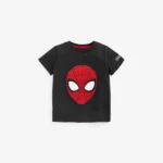 Black Superman Superhero License T-Shirt