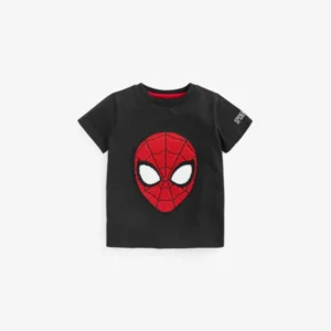 Black Superman Superhero License T-Shirt