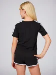 Pineapple Black Sporty Shorts