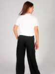 Pineapple White Logo Girls Crop T-Shirt