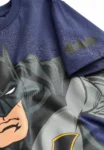 Licensed Superhero Short Sleeve T-Shirt - Printed T-Shirt - Navy Batman