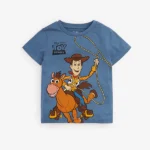 Blue Toy Story Short Sleeve T-Shirt