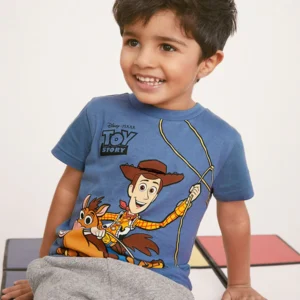 Blue Toy Story Short Sleeve T-Shirt