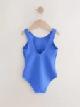 Cobalt Blue Textured Swimsuit