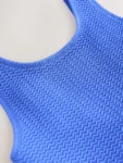 Cobalt Blue Textured Swimsuit