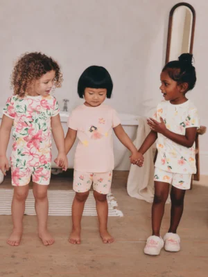 Pink Fairy Short Pyjamas 3 Pack