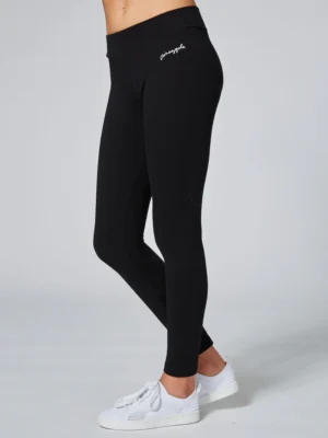 Pineapple Black Band Girls Leggings