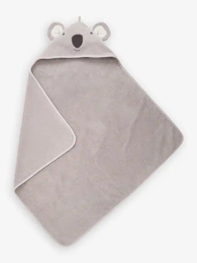JoJo Maman Bébé Grey Koala Character Hooded Towel