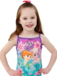 Character Purple Frozen Anna And Elsa Swimsuit