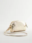 Gold Metallic Cross-Body Bag