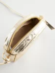Gold Metallic Cross-Body Bag