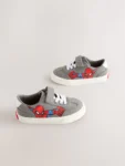 Your little superhero will love these casual trainers, with an easy-to-wear elasticated lace and touch-strap fastening, featuring licensed Spider-Man graphics decorating the textile upper. A breathable textile lining resides inside, finished with a durable outsole. Textile upper Elasticated laces Touch-fastened strap Spider-Man graphics Textile lining Durable sole Upper - Textile, Lining & Sock - Textile, Sole - Other Materials.